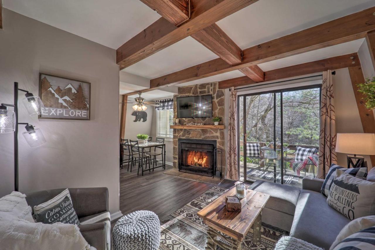 Banner Elk Mountain Retreat With Deck And Fireplace Kültér fotó